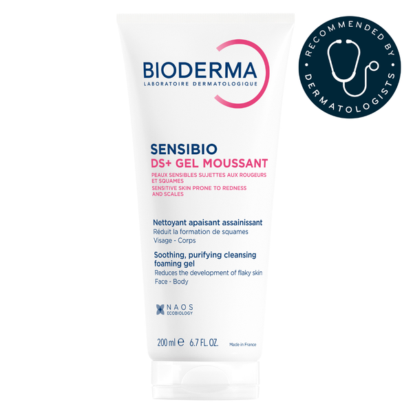 BIODERMA Sensibio DS+ Cleansing Gel for Sensitive Redness-Prone Skin 200ml
