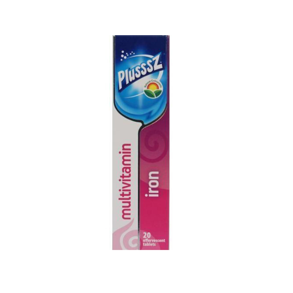 Plusssz Multivitamin &amp; Iron Effervescent Tablets 20's