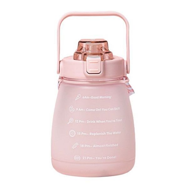 Water Bottle - With Straw
