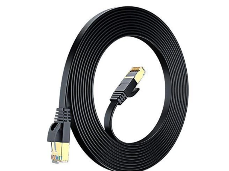 SlingTech Flat Cat7 Flylead Ethernet Network High Speed Cable - 5 m