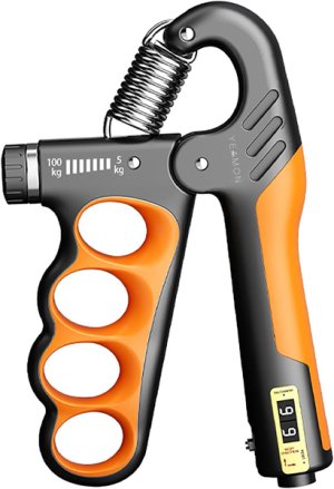 Grip Strength Trainer - Hand Grip Strengthener with Adjustable Resistance