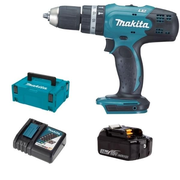 Makita - Cordless Impact Drill, Charger &amp; 3Ah Replacement Battery