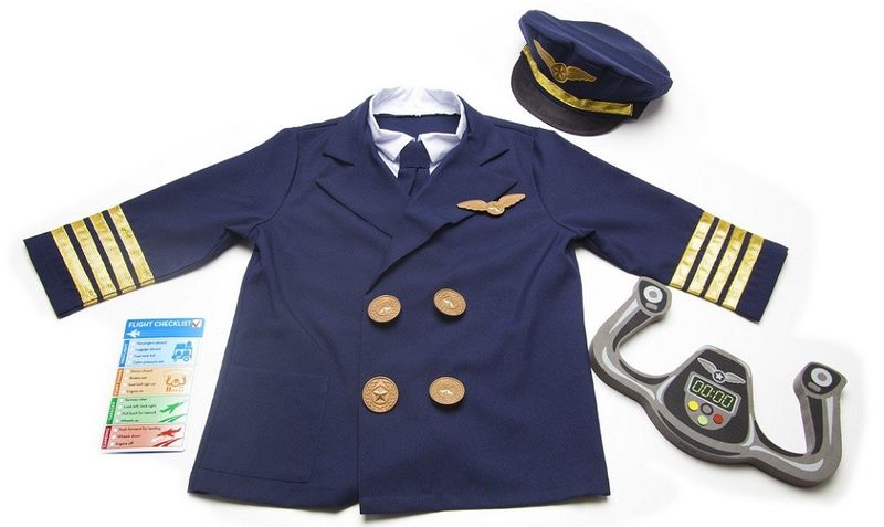 Pilot Role Play Costume Set
