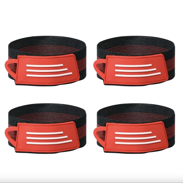 4PCS Bike Ankle Leg Trousers Pant Bands Clip Strap Ankle Fastening Belt