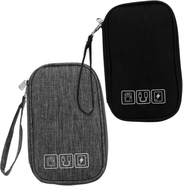 Multi-Function Electronic Organizer Bag for Travel Data Cable