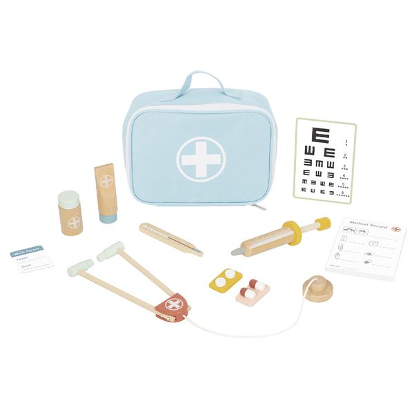 TookyToy - Pretend Play Little Doctor Blue Play Set
