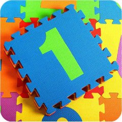 Soft Foam Baby Puzzle Play Mat - Numbers