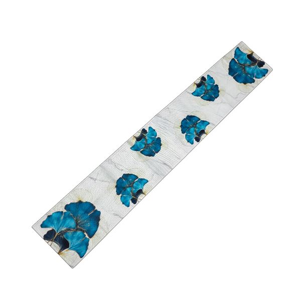 Ginkgo Biloba Leaf Design Fabric Table Runner 183 cm (1,83 metres ) x 33 cm