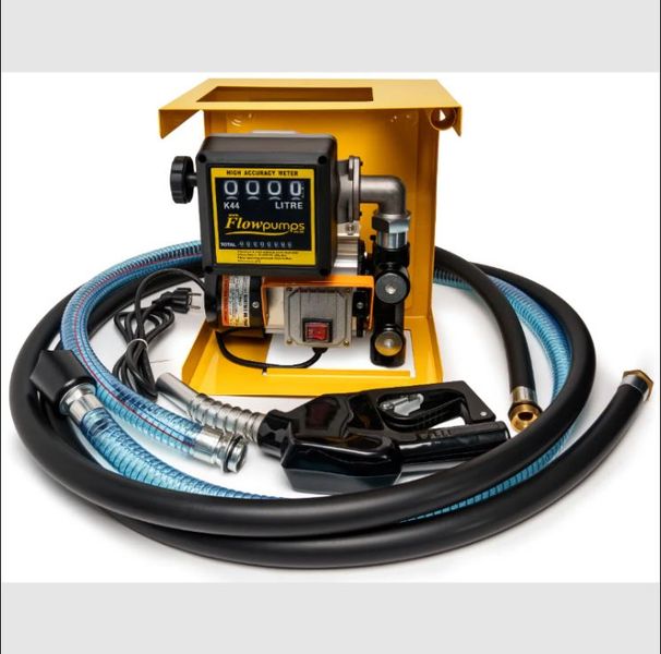 FlowPump 220v Diesel Pump Kit - Auto Stop Gun -60 l/p/min - Continious Duty