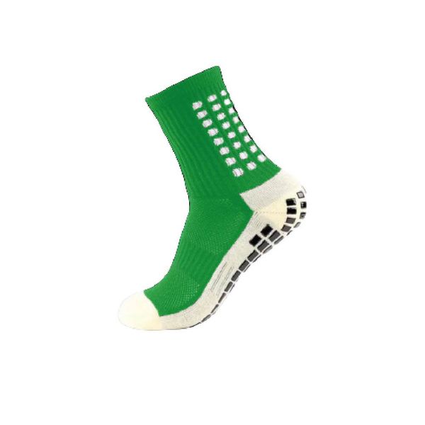 Emerald and White Grip Socks - Pack of 12