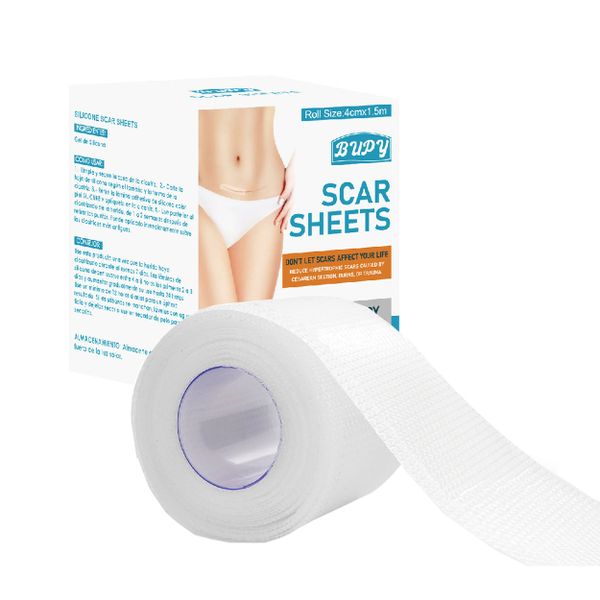 Silicone Scar Patches - Transparent Scar Care Tape (1.6 inch x 60 inch)