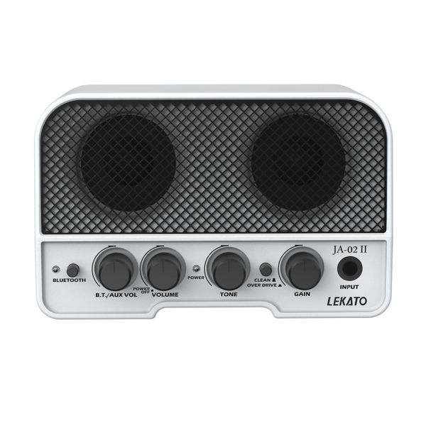 LEKATO Bluetooth 5.0 Electric Guitar Amplifier Clean/Overdrive Effects
