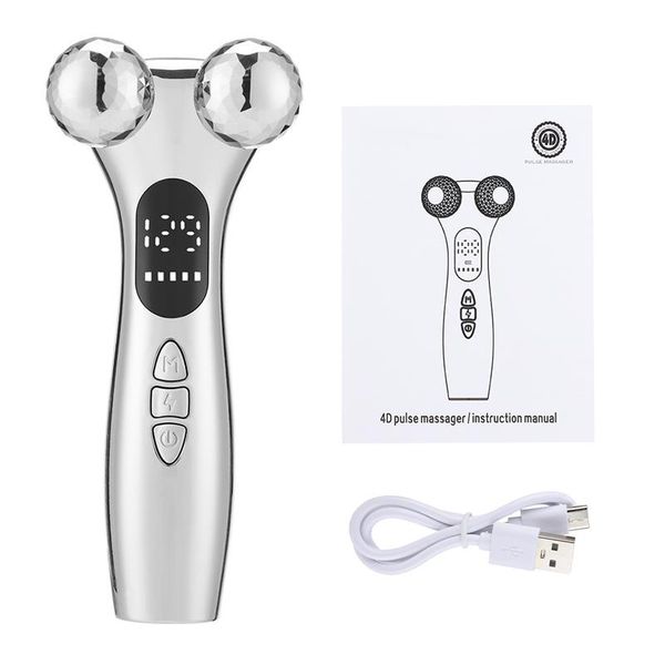 Facial massager 12 modes 9 gears 4D roller pulse beauty instrument