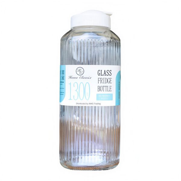 Home Classix Glass Fridge Water Bottle (1.3 l)