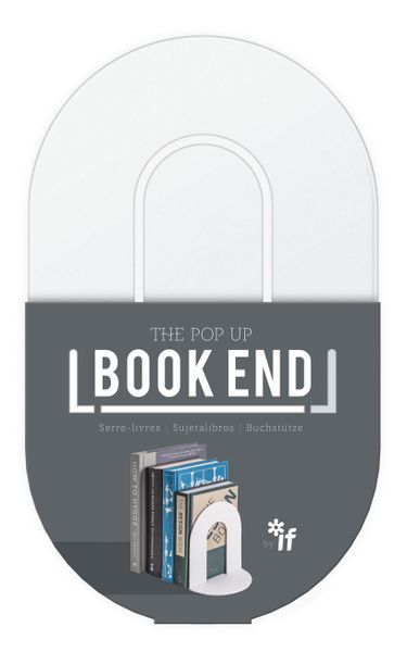 Pop Up Book End White