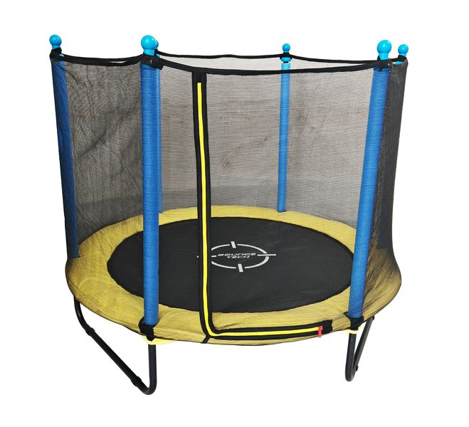 BounceTech 1.4m Kids Trampoline With Safety Net
