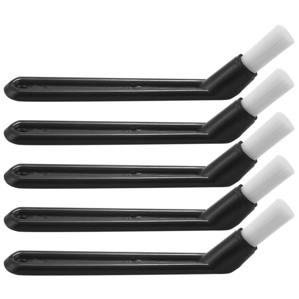 Coffee Cleaning Plastic Handle with Nylon Bristles Brush-Set of 5