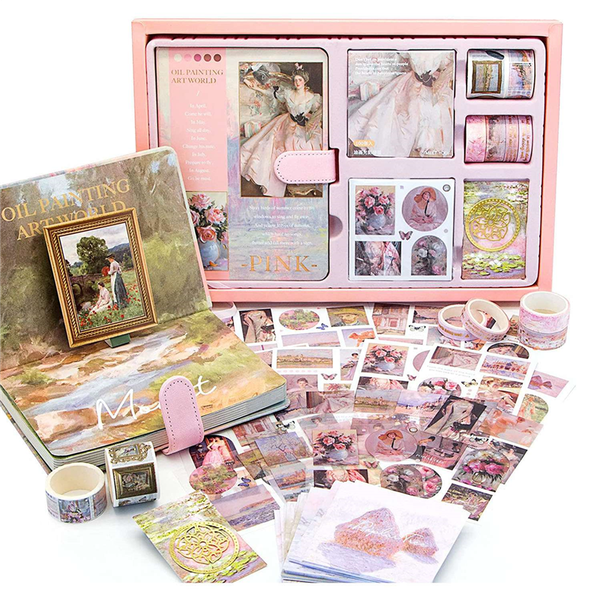 Aesthetic Scrapbook Journaling Kit,B