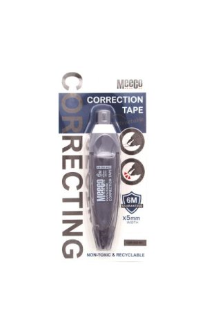 Meeco Retractable Correction Roller - 6m Premium Tape
