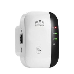 300Mbps WiFi Repeater Universal Wireless Signal Booster &amp; WPS &amp; LAN Port TM