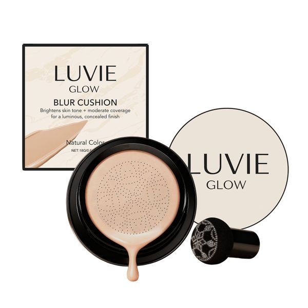 Radiant Flawless Cushion Foundation - Lightweight Natural Dewy Glow Broad