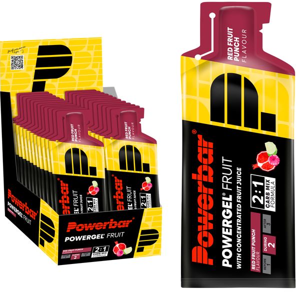 PowerBar PowerGel Fruit Red Fruit Punch 41gr (24 Pack)