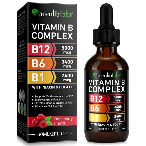 Acentiallabs Vitamin B Complex Liquid 60ml
