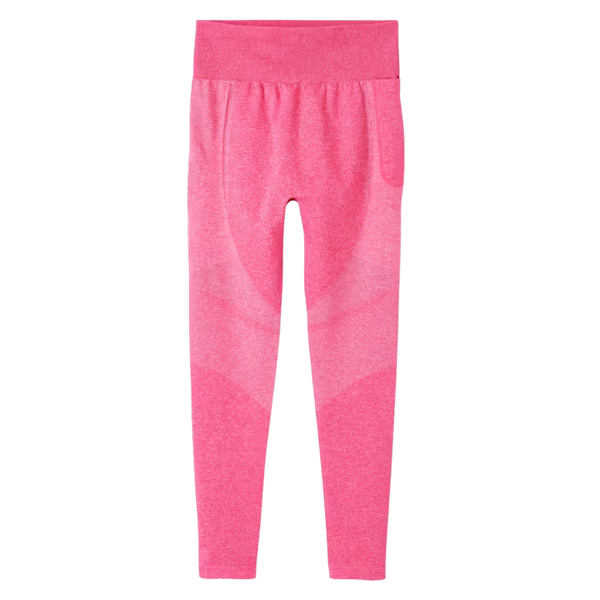 Domyos High-Waisted Seamless Fitness Leggings with Phone Pocket - Pink