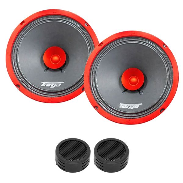 Targa TG-PRO65ND Pro Series 6.5" Neodymium Midrange Speakers &amp; Evo Tweeters