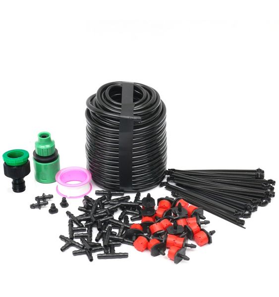 Plant Irrigation System with 360 Degree Adjustable Drippers (5m Kit)