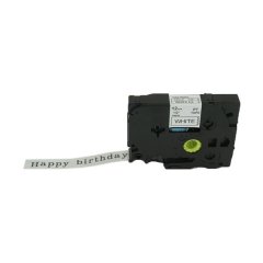 PUTY Compatible Brother Ribbon TZ-R231 Black on White 12mm Tape