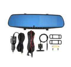 Aerbes AB-Q004 Full HD Car DVR Rearview Mirror Dual Channel Recorder