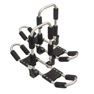 Double Foldable Kayak Roof Rack Carriers - Set