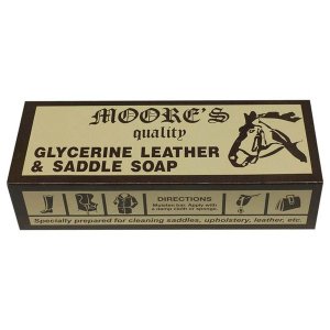 Moore's Glycerine Leather and Saddle Soap - 250g Bar By Great Empire
