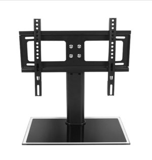 Height Adjustable Table Top TV Stand Mount with Tilt for 35-55 inch TVs