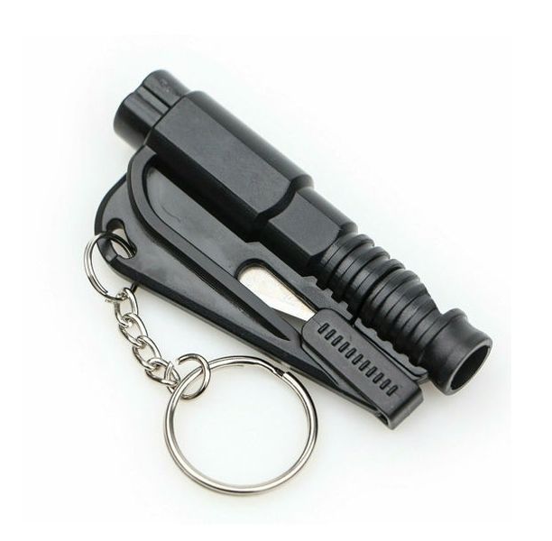 Window Glass Breaker Emergency Escape Tool Safety Seat Belt Cutter 3-In-1