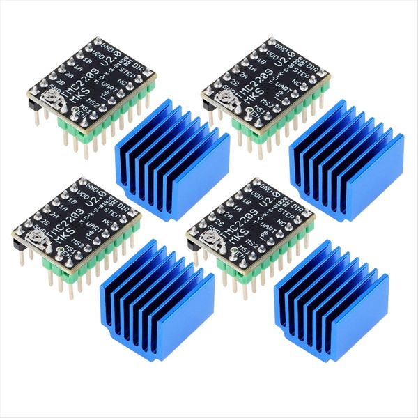 4 Set Fit for Ender 3 E3D V3 Control Board 3D Printer Compatible with None