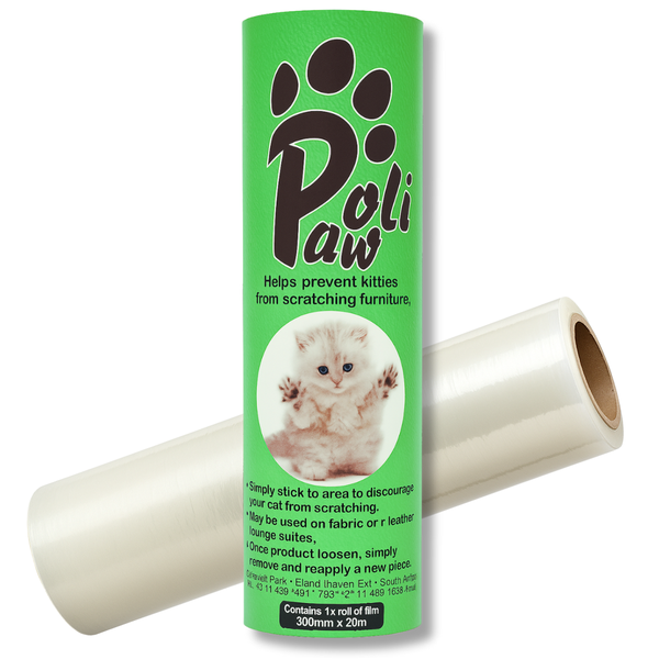 PoliPaw Transparent Furniture &amp; Door Protector for Cats &amp; Dogs