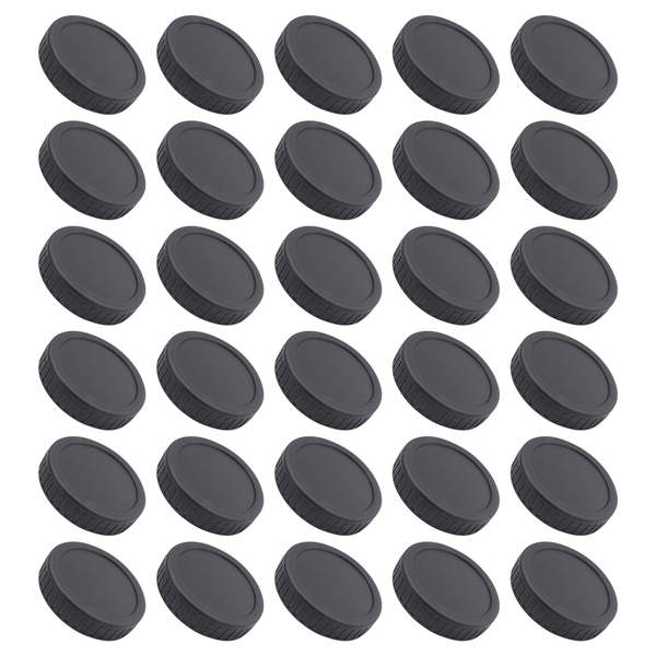 Jar Lids Plastic Storage Caps with Rubber Seal Plastic, 86 mm