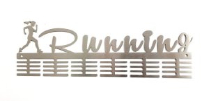 DCDesigners Running Lady 48 Tier Medal Hanger - Stainless Steel