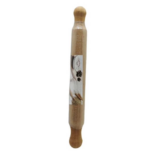 DGM-834 Wood Rolling Pin for Baking Dough Roller with Handle 6.0 x 50cm