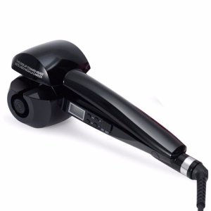 Optic Automatic LCD Display Ceramic Hair Curler-Black