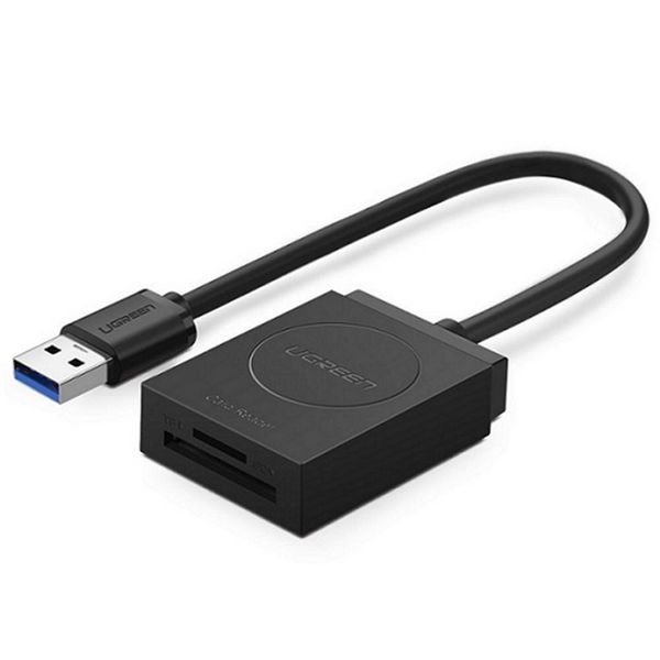 UGREEN USB 3.0 Dual Slot Card Reader for SD/TF Cards - 5Gbps Data Transfer