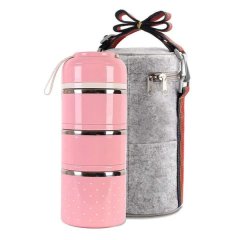3 Level Lunch Box Insulation Stainless Steel Bento Bento Outdoor Lunch Cha