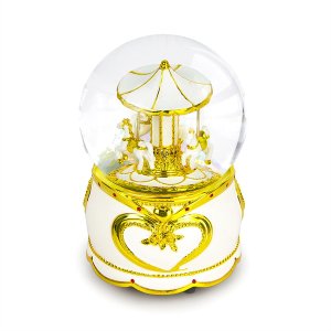 Gold Music Box Resin Crafts Ornaments Hundred Tone Box Birthday Gift