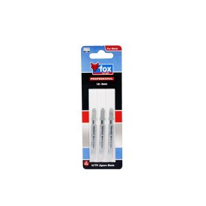 Jigsaw Fox Tshank Metalcut Blade 1.5-3Mm P3 - 4 Pack