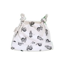 little acorn - Zebra Cotton Beanie (3-6m)