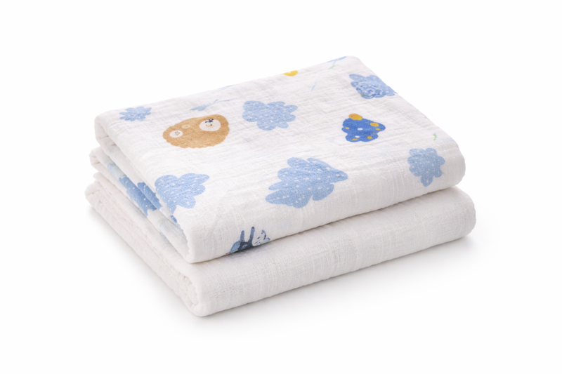 Baby Muslin Blanket Set (2-Pack) - 70cm x 100cm