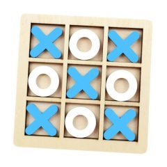 FI- Large Wooden Tic Tac Toe Game