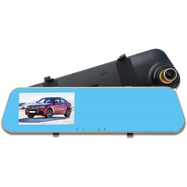 3.97" Touch Mirror Dash Cam 1080P 32GB 170 Night Vision